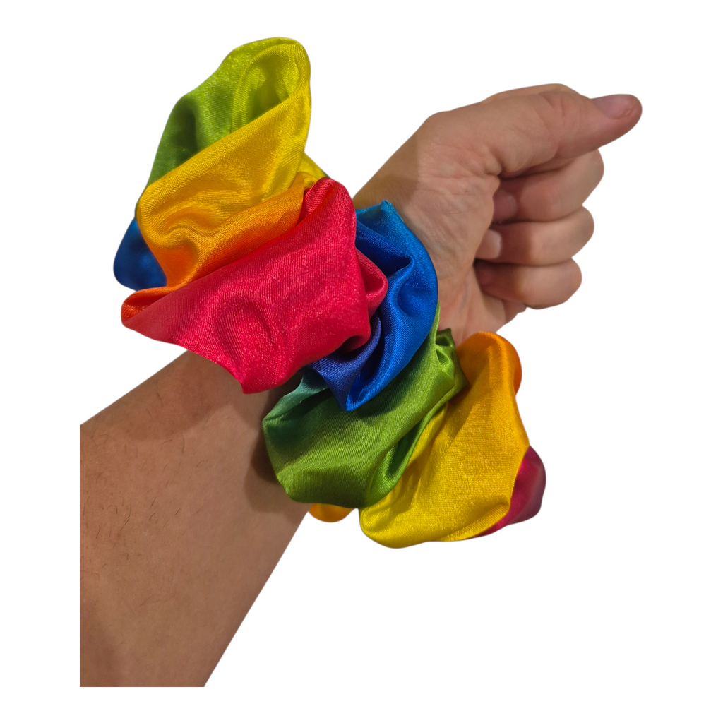 XL Rainbow Scrunchie