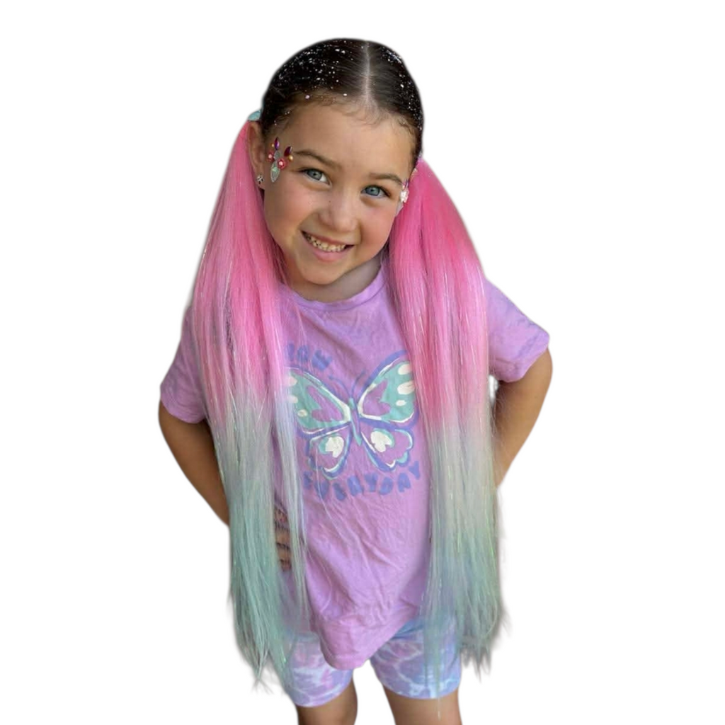 Cotton Candy Piggy Tails - 60cm