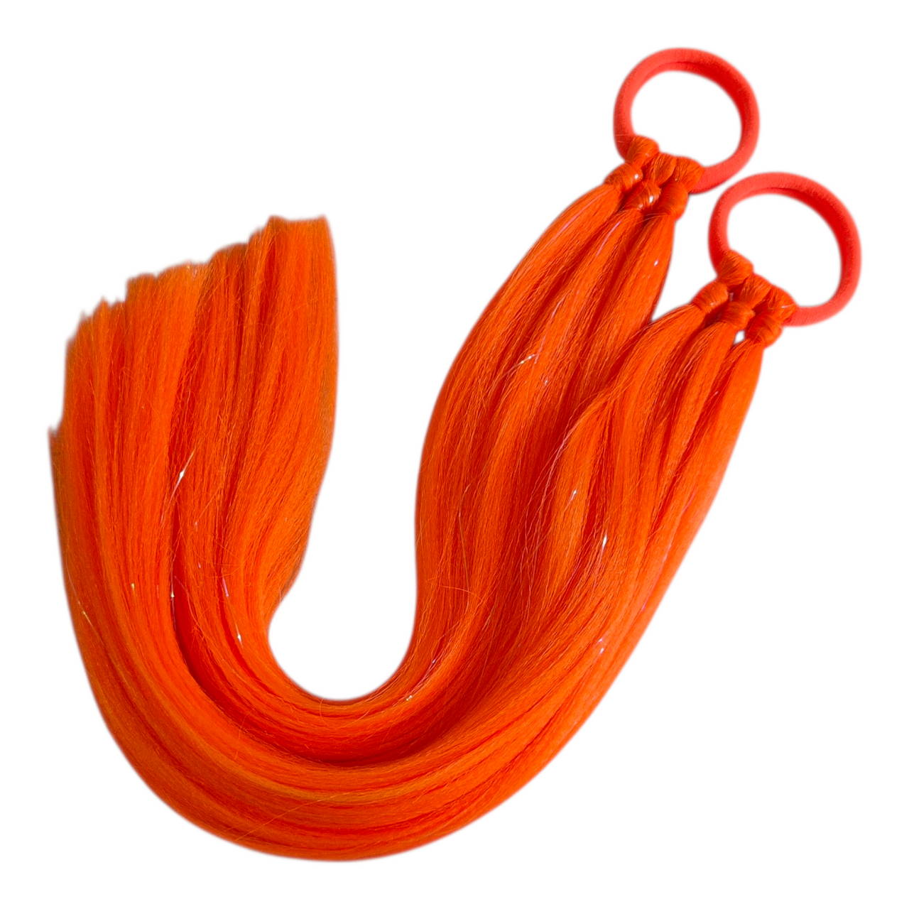 Orange Piggytails 40cm