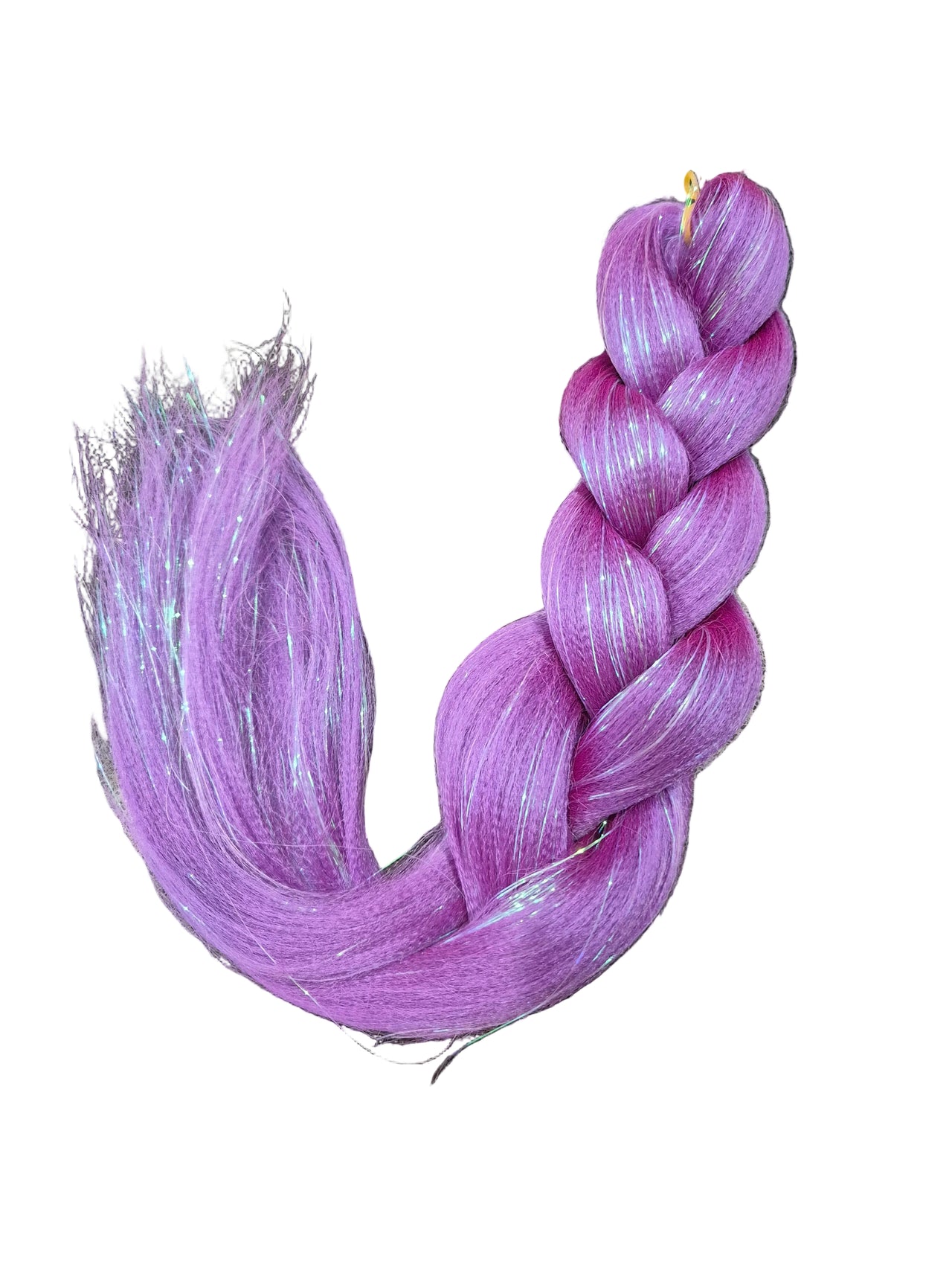 Purple – Glitter Braiding Hair 100g 💜✨