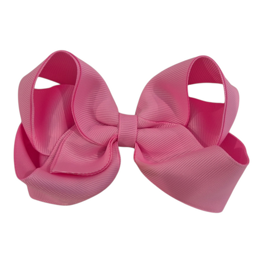 Large Boutique Bow Clip - Pink