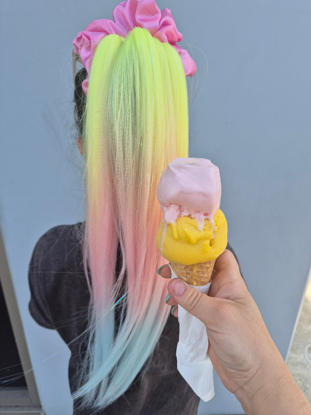 Sassy Sorbet Unicorn Ponytail 🍧✨