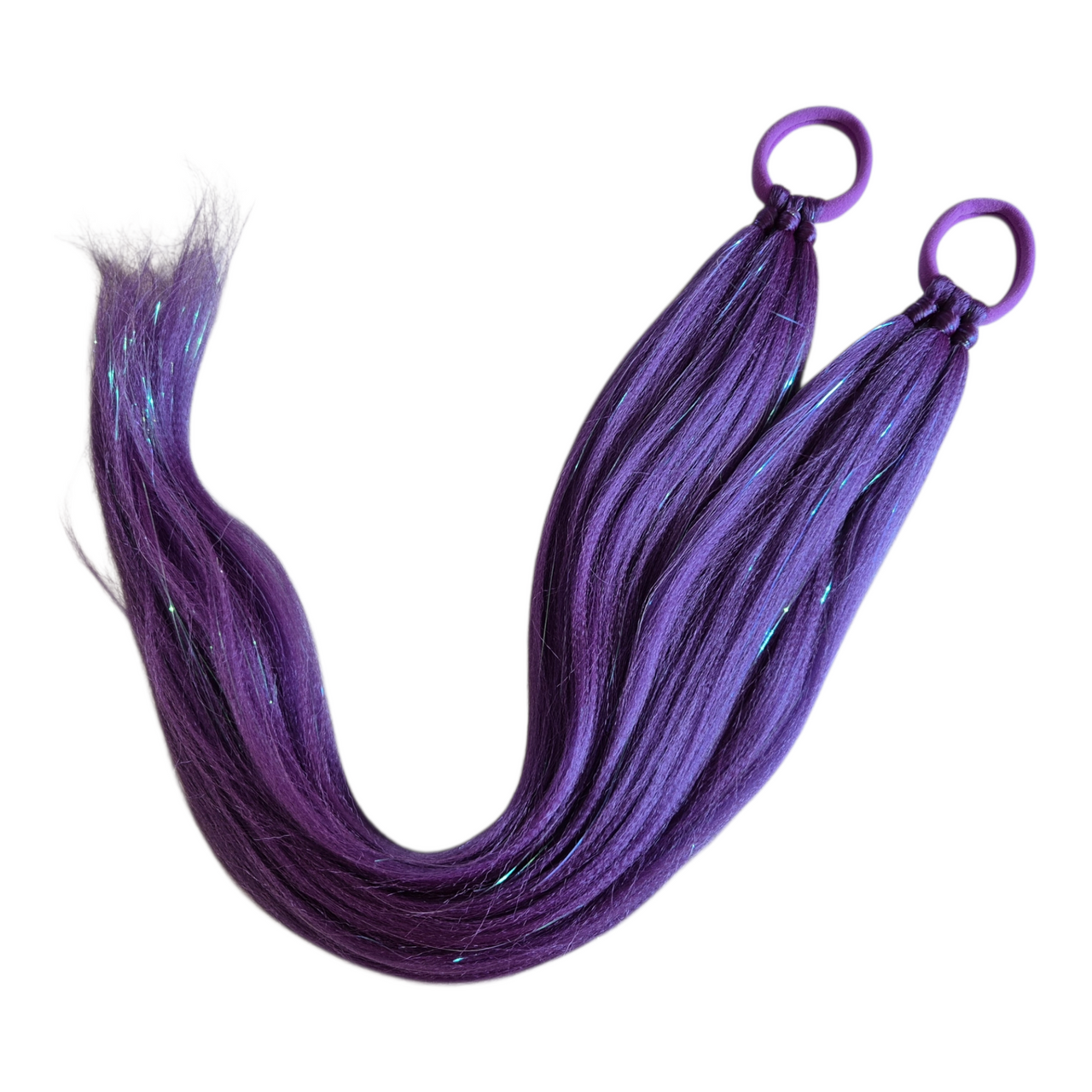 Purple Piggytails - 60cm