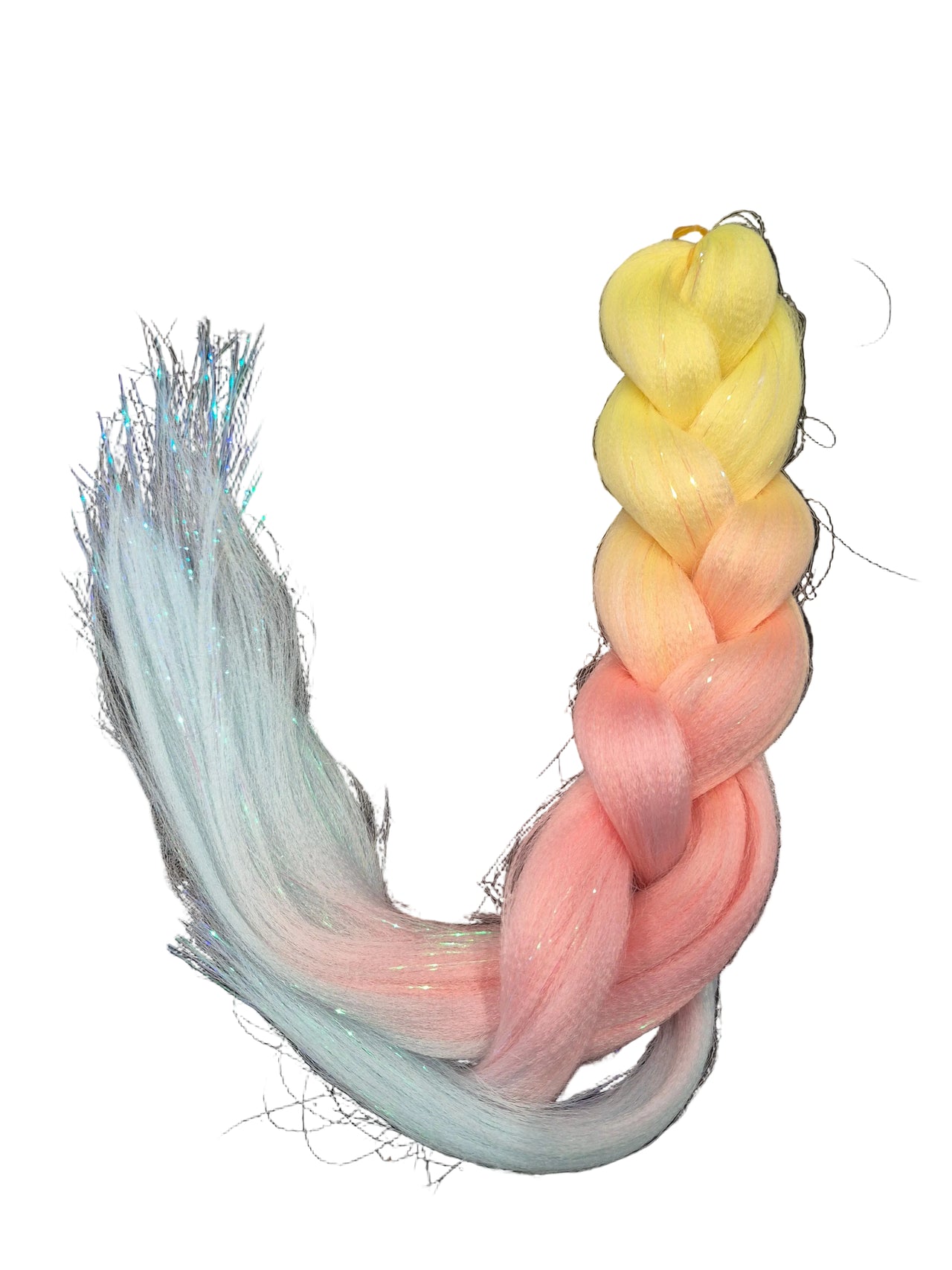 Sassy Sorbet – Glitter Braiding Hair 100g 🍧✨